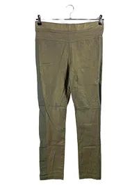 Elisa Cavaletti Stoffhose Damen Gold Metallic-Look Gr. 40 W31 Party 1