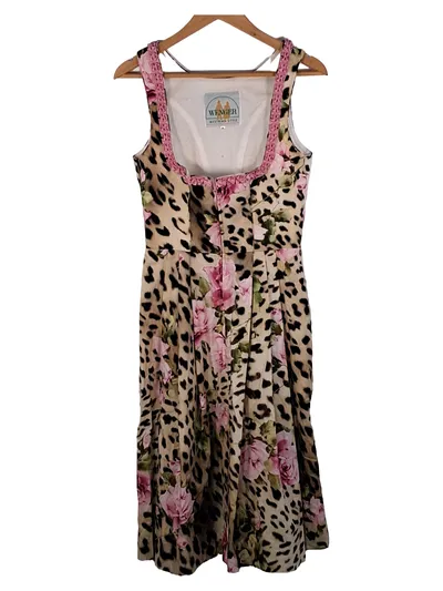 Wenger Austrian Style Dirndl Trachtenkleid Damen Gr. 38 M Mehrfarbig Animal