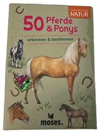moses. 50 Pferde & Ponys erkennen & bestimmen Expedition Natur Kartenspiel