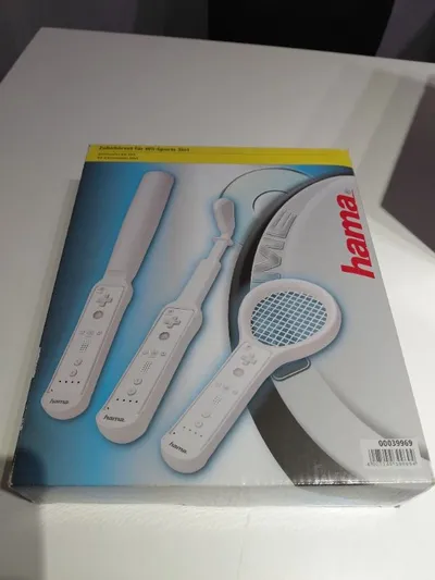 Hama 00039969 Zubehörset 3in1 für Nintendo Wii Sports Controller Aufsätze Weiß