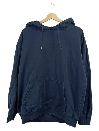 Pier One Kapuzenpullover Hoodie Blau Gr. 50 L Basic Baumwolle