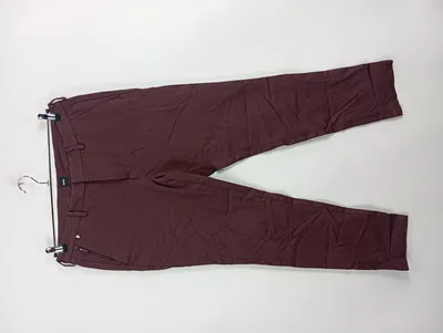 BOSS Herren Stoffhose Chino Gr. 48 W32 M Bordeaux Rot Casual