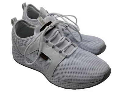 Bench. Sneaker Herren Sportschuhe Weiß Gr. 43 Mesh Schnürung