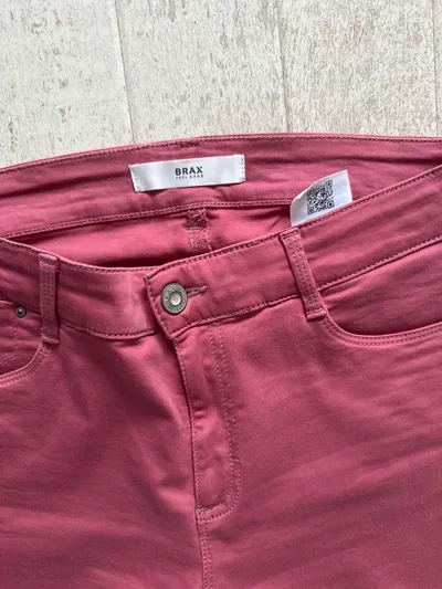 BRAX Damen Stoffhose Rosa Gr. 38 W29 Casual Baumwolle