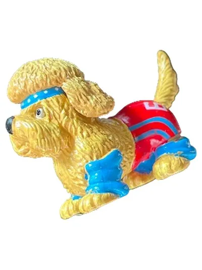 Simba Hund Figur Sportoutfit Gelb 3.5 cm Kinder Actionfigur Sammelfigur