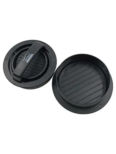 Tupperware Burgerpresse Home Ideas Schwarz Kunststoff 12, 5 cm Hamburger Patty