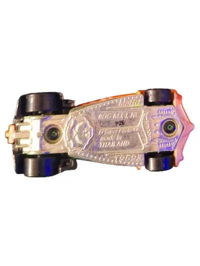 Mattel El Superfasto Rennwagen Spielzeugauto Orange Kunststoff 8 cm