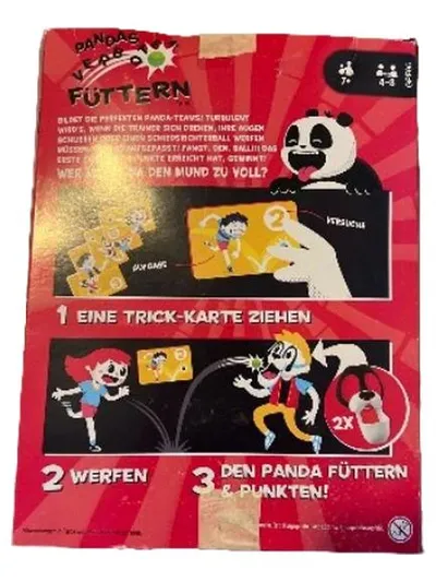 Mattel Pandas verboten füttern Geschicklichkeitsspiel Kinderspiel ab 7 Jahre