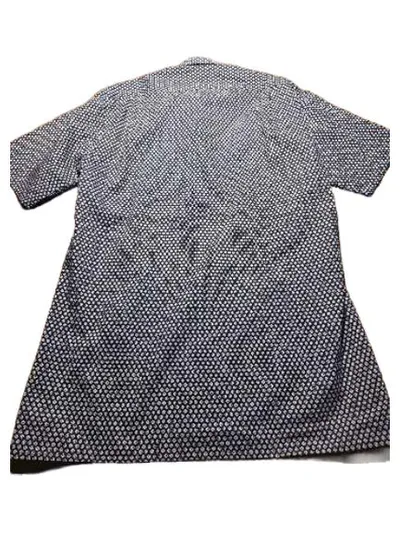 MARVELIS Herren Freizeithemd Kurzarm Blau Gepunktet Gr. 39 M Modern Fit
