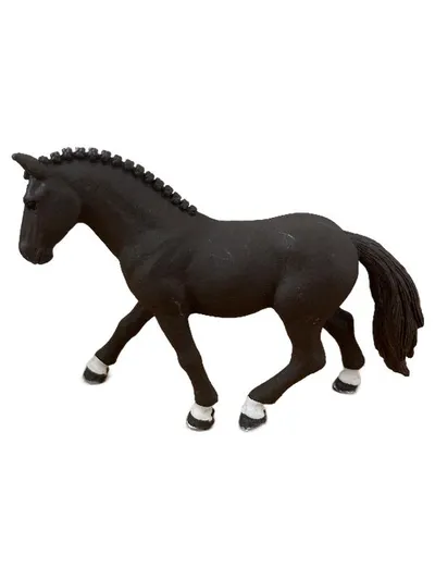 Schleich Hannoveraner Stute Pferd Spielfigur Braun 14 cm