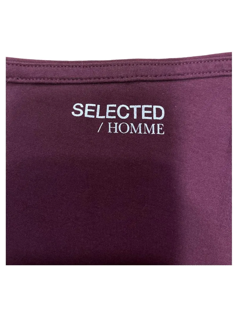Selected Homme Herren Pullunder Kurzarm Rot Gr. 50 L Basic 4