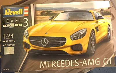 Revell Mercedes-AMG GT Modellbausatz 1:24 Level 3 Gelb 93 Teile