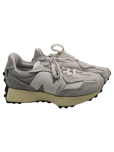New Balance 327 Sneaker Low Damen Beige Gr. 37 Leder Turnschuhe