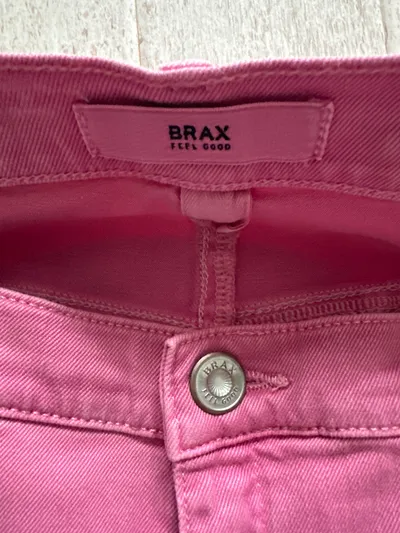 BRAX Stoffhose Damen Pink Gr. 38 W29 Casual Baumwolle