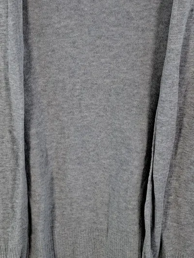 s.Oliver Damen Strickjacke Cardigan Gr. 34/XS Grau Meliert Basic