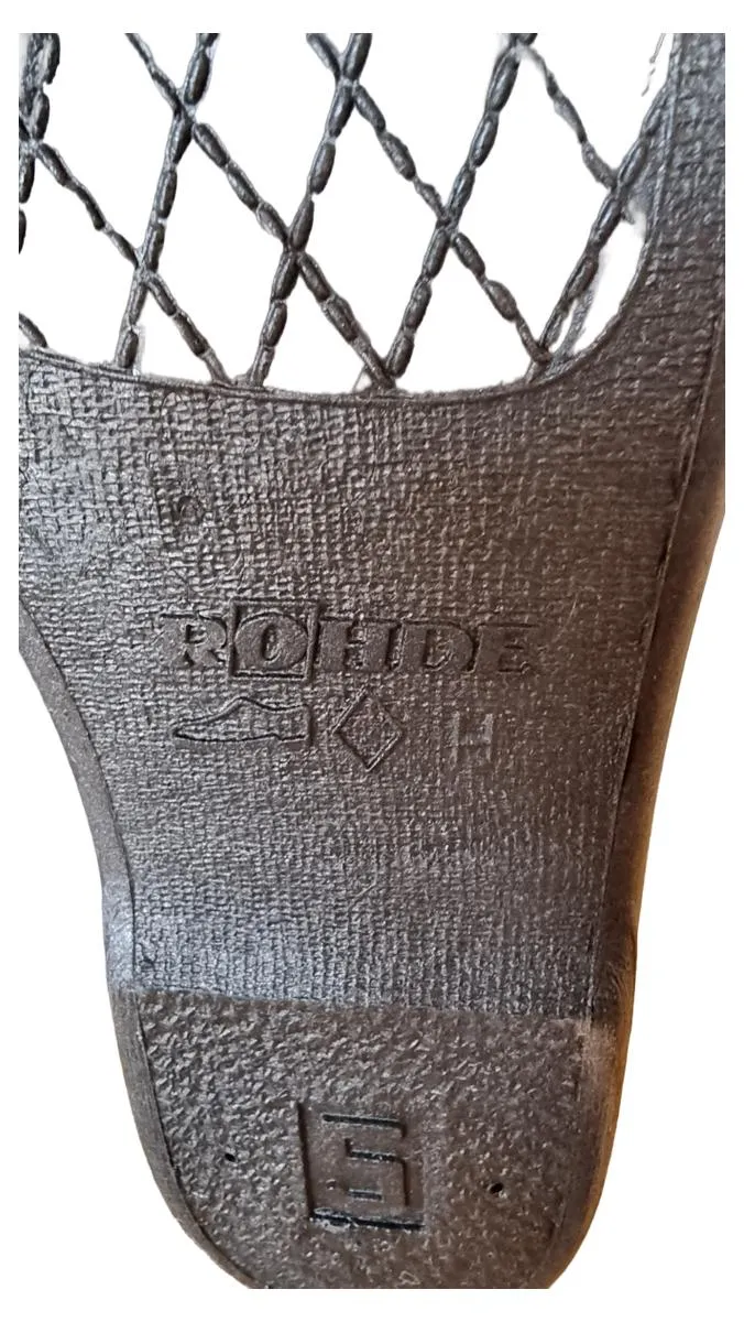 Rohde Damen Hausschuhe Filz Hausschuh Stiefel Grau Gr. 38 Klettverschluss 3
