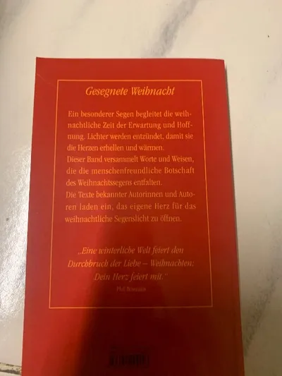 Gesegnete Weihnacht - Phil Bosmans Weihnachtsbuch