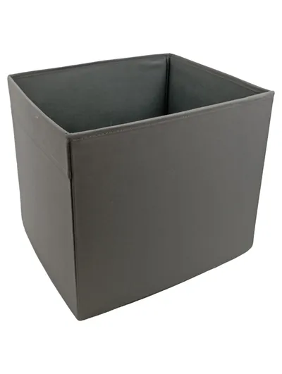 IKEA Aufbewahrungsbox Stoffbox Grau 38x38x38 cm Minimalistisch