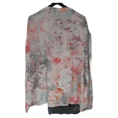 Gerry Weber Damen Bluse Gr. 36 Floral Langarm Baumwolle Mehrfarbig