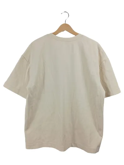 Zara Herren Pullunder Beige Gr. 48 M Basic Baumwolle Kurzarm