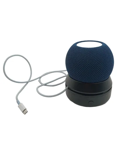 Apple HomePod Mini Smart Speaker Blau mit PlusAcc Akku Basis