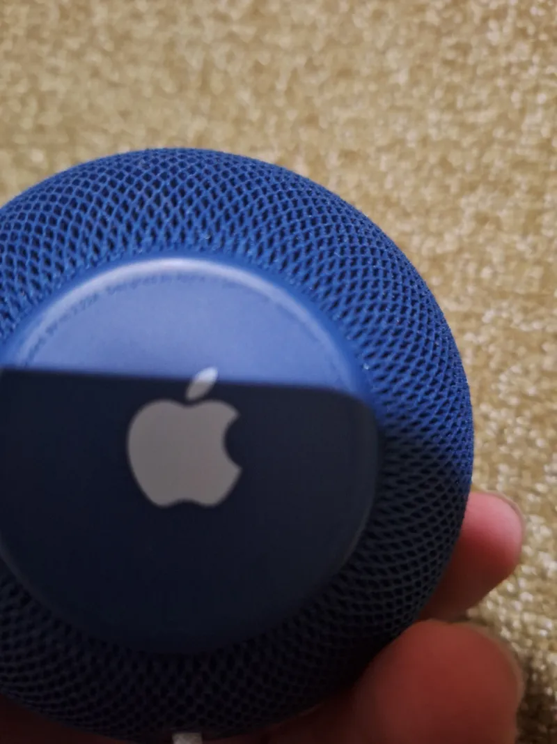 Apple HomePod Mini Smart Speaker Blau mit PlusAcc Akku Basis 3