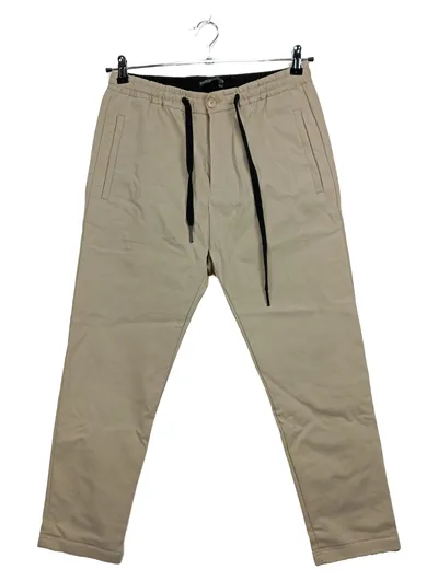 DRYKORN Herren Stoffhose Chino Beige Gr. 44 Kordelzug Casual