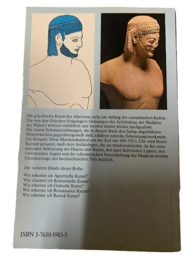Griechische Kunst des Altertums Bildband Architektur Skulptur Malerei