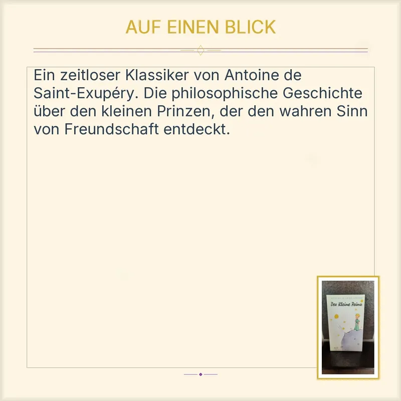 Der Kleine Prinz - Antoine de Saint-Exupéry - Karl Rauch Verlag - Buch 2