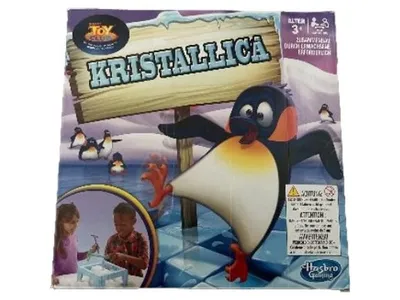 Hasbro Kristallica Geschicklichkeitsspiel Pinguin Eis klopfen Kinder ab 3 Jahre