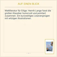 Und am Ende sind sie alle tot Henrik Lange Weltliteratur für Eilige Droemer 2