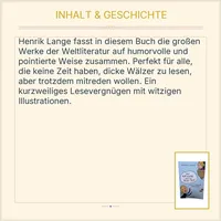 Und am Ende sind sie alle tot Henrik Lange Weltliteratur für Eilige Droemer 3