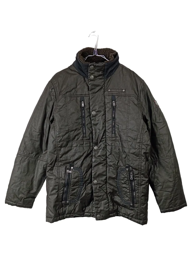 Engbers Herren Steppjacke Gr. 50/L Oliv Outdoor Winterjacke Baumwolle 1