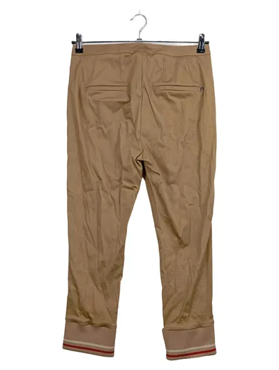 Dondup Damen Jogginghose Stoffhose Beige Gr. 42 Reißverschluss Bündchen