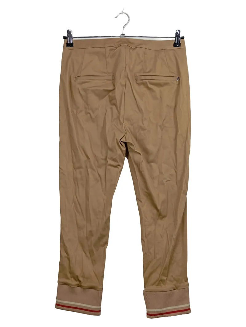 Dondup Damen Jogginghose Stoffhose Beige Gr. 42 Reißverschluss Bündchen 2