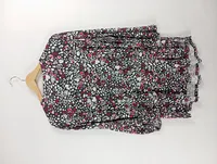 Canda Damen Sweatjacke Gr. 48 Mehrfarbig Herzmuster Reißverschluss Strass 2