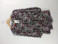 Canda Damen Sweatjacke Gr. 48 Mehrfarbig Herzmuster Reißverschluss Strass 6