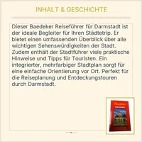 Baedekers Darmstadt Reiseführer Stadtführer Sehenswürdigkeiten Stadtplan 3
