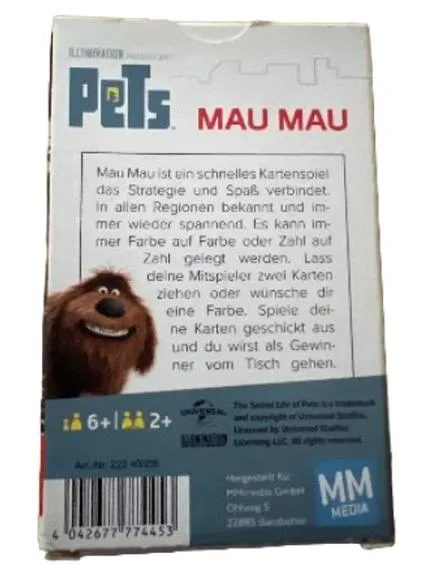 Pets Mau Mau Kartenspiel ASS Altenburger ab 6 Jahre 2