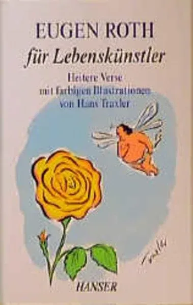 Eugen Roth für Lebenskünstler Heitere Verse Hans Traxler Hanser Lyrikbuch