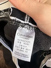 Calvin Klein Damen Jogginghose Schwarz Gr. 34 XS Logo-Bund 3