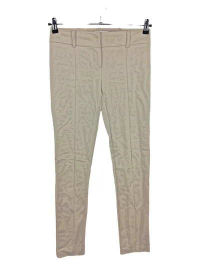 Patrizia Pepe Damen Stoffhose Beige Gr. 34 W26 Elegant