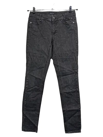 Marc Cain Damen Jeans Slim Fit Hose Denim Schwarz Gr. 34 W26 Casual