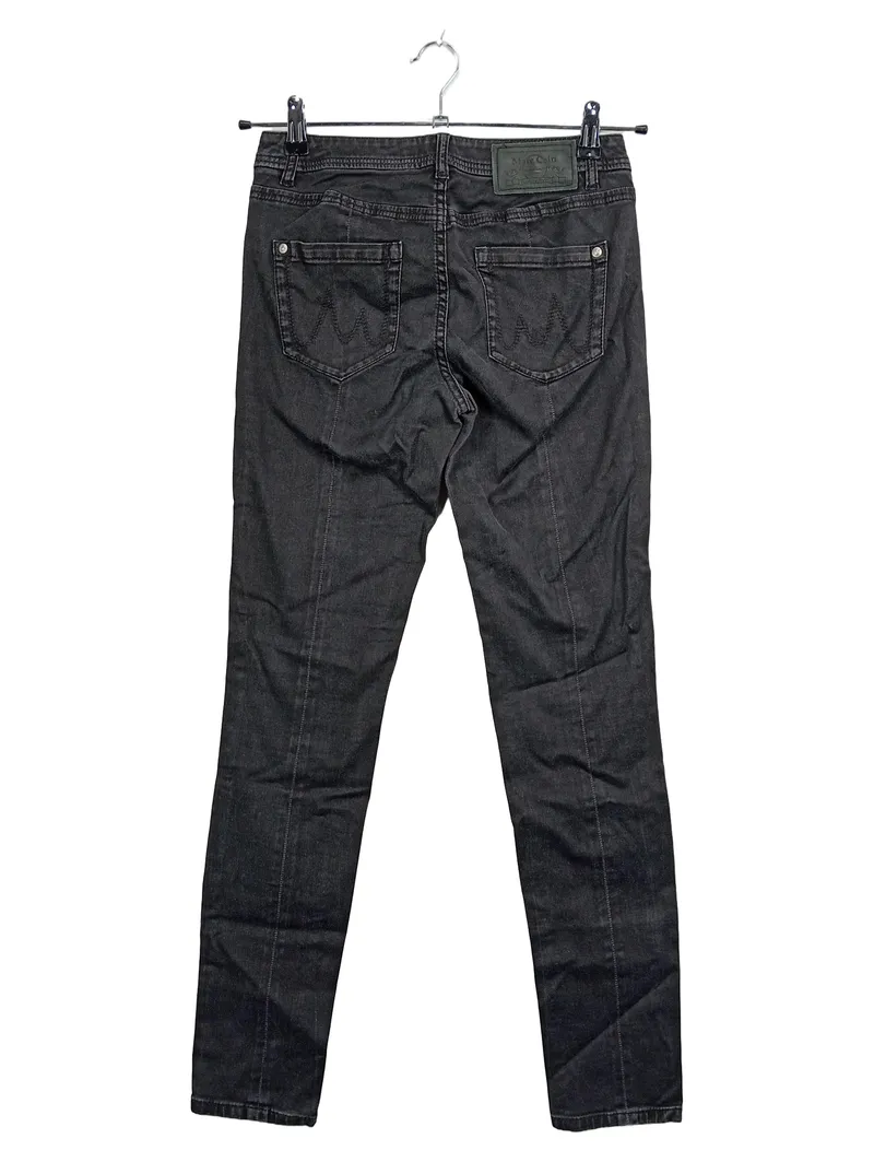 Marc Cain Damen Jeans Slim Fit Hose Denim Schwarz Gr. 34 W26 Casual 3