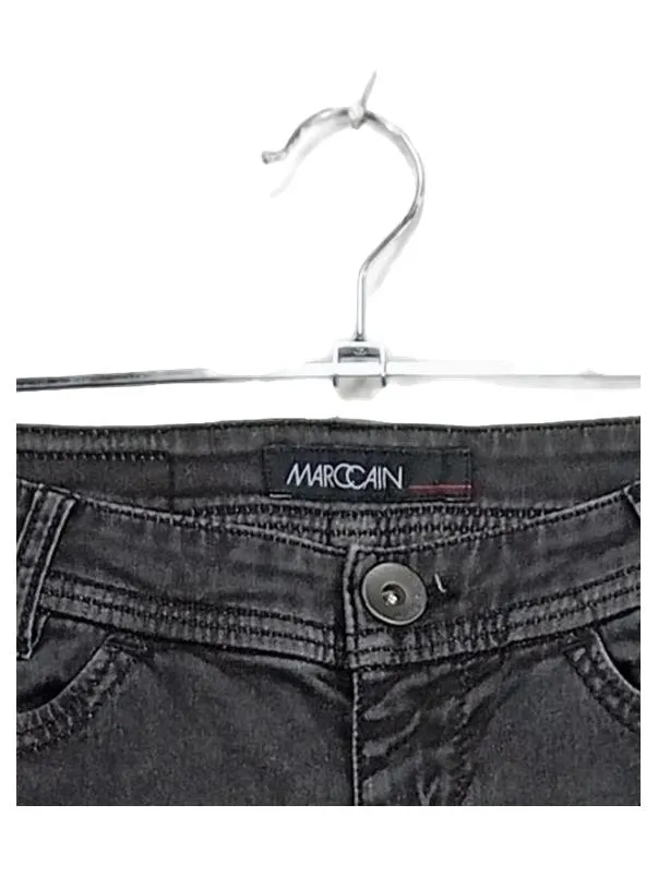Marc Cain Damen Jeans Slim Fit Hose Denim Schwarz Gr. 34 W26 Casual 4