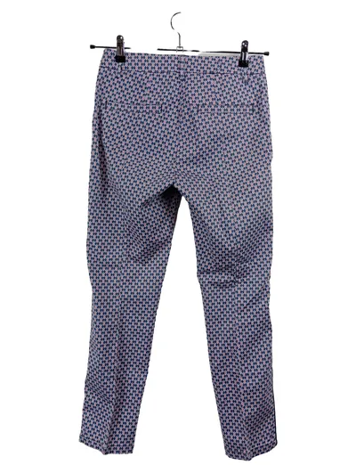 Rick Cardona Stoffhose Damen Gr. 38 W29 Blau Geometrisch