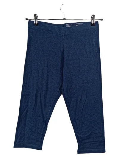 esmara Damen Capri Leggings Blau Gr. 40 W31 L Baumwolle Casual