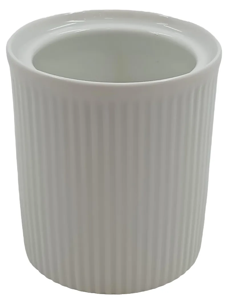 Arzberg Auflaufform Keramik weiß geriffelt 750ml 1