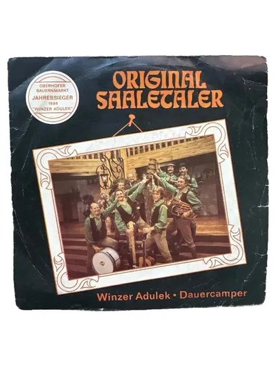 Original Saaletaler - Winzer Adulek & Dauercamper Vinyl Single Schlager