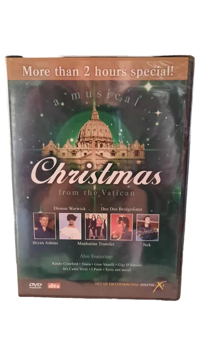 Christmas from the Vatican DVD Bryan Adams Dionne Warwick Live in Concert